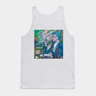 VIRGINIA WOOLF in her studio - watercolor portrait Tank Top